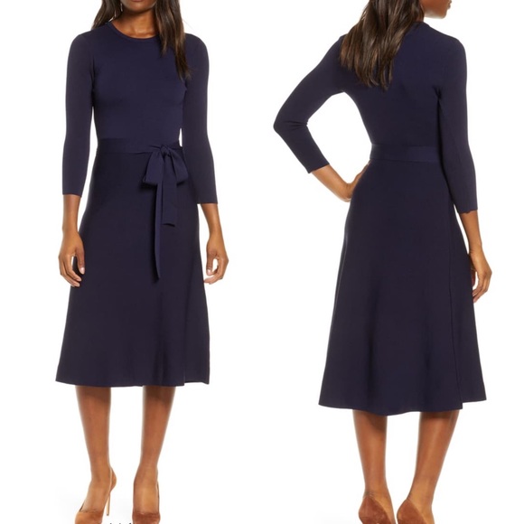 Eliza J Dresses & Skirts - Eliza J Fit & Flare Dress Black Small